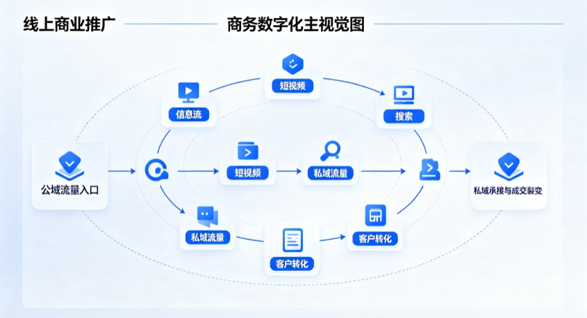 迁安市线上商业推广怎么做？全域流量闭环搭建与低成本转化实战指南